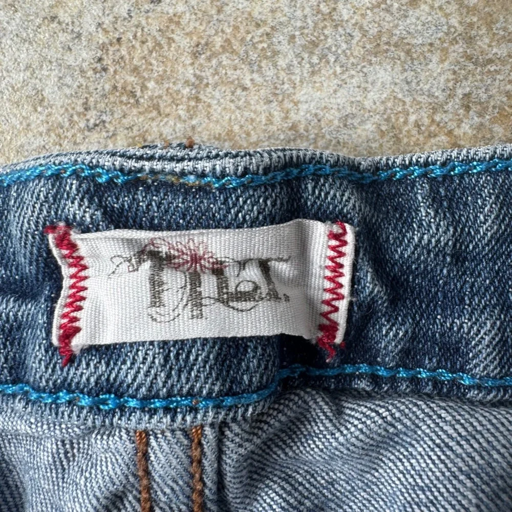 Y2K‎ Tilt Low Rise Micro Denim Shorts Size 11 Stretchy RARE Vintage
